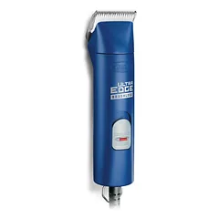 Andis AGCB Super Brushless - tylus, profesionalus kirpimo mašinėlė su bešepetėliniu varikliu, peiliuku ir priedų rinkiniu - Mėlyna