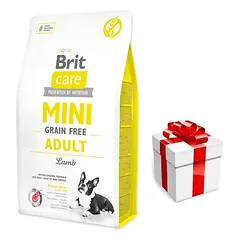 BRIT CARE Mini Grain-Free Adult Lamb 7kg + STAIGMENA ŠUNIUI