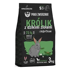 PAKA ZWIERZAKA Seventh Heaven Sausas maistas šuniukams Triušis su laukinėmis žolelėmis S 3kg