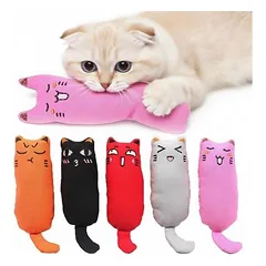Zoomtopia Lot 5 jouets souris en tissu coton à la menthe pour chat