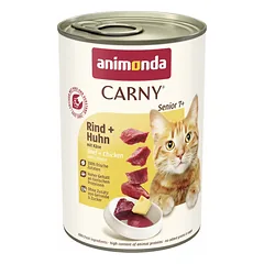 ANIMONDA Cat Carny Senior, skonis: jautiena, vištiena, sūris  400 g 