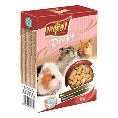 VITAPOL Lašeliai graužikams - riešutiniai 75g
