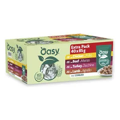 Oasy Original Sterilised MultiPack guliašas su įvairia mėsa katėms