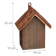 Vabzdžių viešbutis 22x18x12cm., rudos spalvos — 4 nuotrauka