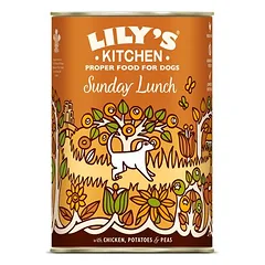 Lily's Kitchen Dinner drėgnas maistas šunims 6 x 400 g