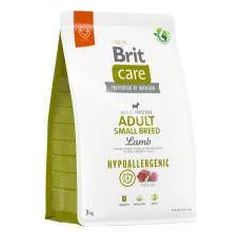 Brit Care Hypoallergenic Adult Small Breed Lamb hipoalerginis sausas maistas mažų veislių šunims, 3 kg