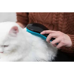Trixie Soft Brush gyvūnams su natūraliais šereliais, 19 cm — 2 nuotrauka