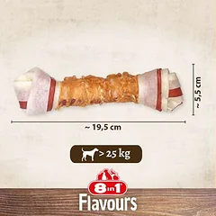 8in1 Triple Flavour kramtomasis kaulas L, skanėstai šunims — 4 nuotrauka