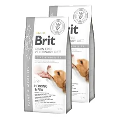 Brit gf veterinary diets dog Mobility 2x2kg