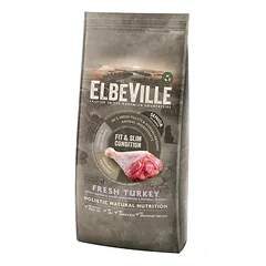 Elbeville Senior All Breeds Fresh Turkey Fit And Slim Condition sausas maistas visų veislių šunims senjorams, svorio kontrolei, 11,4 kg