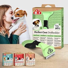 8in1 Perfect Coat DeShedder - negyvo poplaukio šalinimo priemonė, mažų veislių šunims — 2 nuotrauka