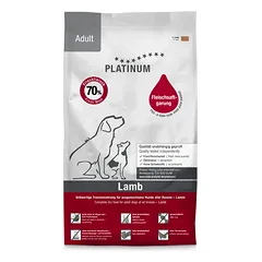 Platinum sausas pašaras suaugusiems šunims su ėriena 1.5 kg parduotuvėje ramiosblusos.lt