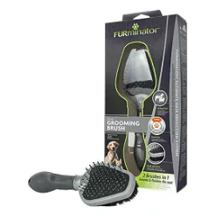 FURminator Dual Grooming Brush dvigubos šukos šunims ir katėms