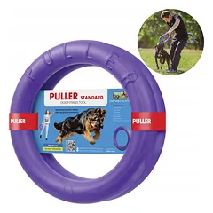 Patvarus žaislas tempimui PULLER Standard 28 cm šunims – 2 žiedai dideliems šunims — 2 nuotrauka