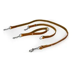 Das Lederband Universal Hundeleine Weinheim Maroon