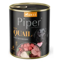 Piper konservai su putpeliena ir spanguolėmis šunims - Pet24