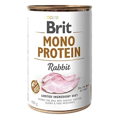 BRIT CARE wet Mono Protein Rabbit 400 g parduotuvėje ramiosblusos.lt