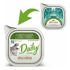 Almo Nature Daily Dog kalakutiena su cukinija, drėgnas maistas šunims 100 g — 2 nuotrauka