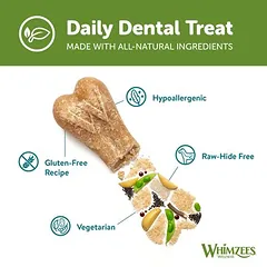 Whimzees by Wellness Ricebones, skanėstai šunims — 5 nuotrauka