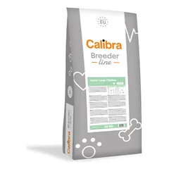 Calibra Dog Breeder Line Premium Junior Large Chicken sausas maistas didelių veislių jauniems šunims, 20 kg