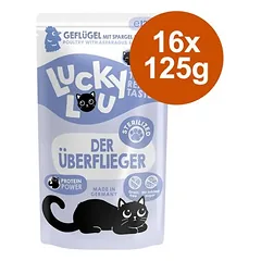 Lucky Lou Sterilized drėgnas maistas katėms 16 x 125 g