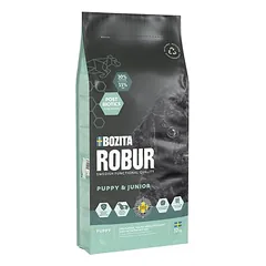 Bozita Robur Puppy & Junior su vištiena, sausas maistas šuniukams, 3kg — 2 nuotrauka