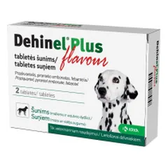 Dehinel Plus Flavour tabletės šunims