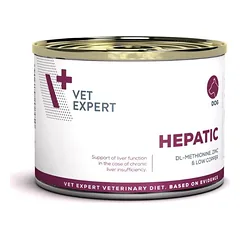 VET EXPERT Veterinary Diet Dog Hepatic 200g vištiena, drėgnas maistas šunims, palaikantis kepenų funkciją