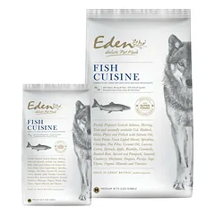 Eden Fish Cuisine Dydis M/L - maistas vidutinių ir didelių veislių šunims su lašiša, silkėmis ir upėtakiais, 12kg — 2 nuotrauka