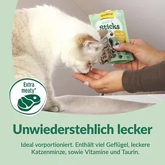GimCat Mini Sticks skanėstai katėms — 3 nuotrauka