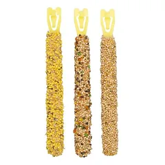 Vitakraft krekeriai bangotosioms papūgėlėms Trio-Mix, 2 x 3 lazdelės: kiaušinis/abrikosas/medus — 5 nuotrauka