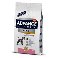 Advance Veterinary Diets Atopic Dog Med/Max Sausas maistas vidutinių ir didžiųjų veislių šunims sergantiems dermatoze su upėtakiu 3 kg — 2 nuotrauka