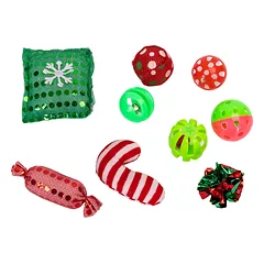 Nobleza žaislų rinkinys katei, xmas, 24x13x4cm — 3 nuotrauka