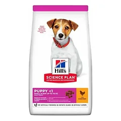Hills Science Plan Small & Mini Puppy suvišasis maistas šuniukams su vištiena, 300 g