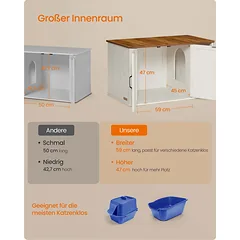 Katės namelis 85x48,5x50 cm — 4 nuotrauka