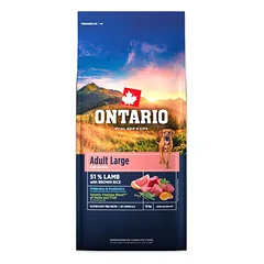 Ontario Adult Large breed Lamb – visavertis pašaras didelių veislių suaugusiems šunims su ėriena