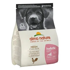 Almo Nature Holistic Puppy M/L Vištienos sausasis maistas vidutinių ir didelių veislių šuniukams, 2 kg