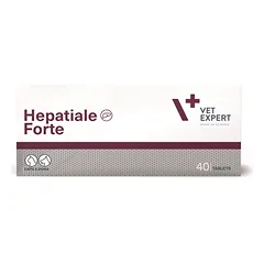 VETEXPERT Hepatiale forte pašaro papildas šunims ir katėms, kepenų veiklai, 300mg, N40