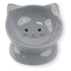 Hap keraminis paaukštintas dubenėlis katėms, 100 ml