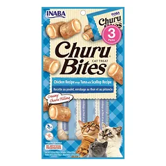 Churu Bites Chicken Tuna Scallop skanėstai katėms 30 g