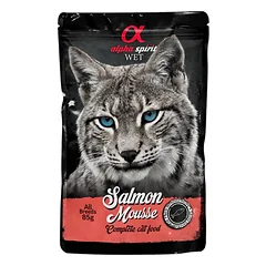ALPHA SPIRIT WET putėsiai katėms su lašiša 85g 6vnt — 2 nuotrauka