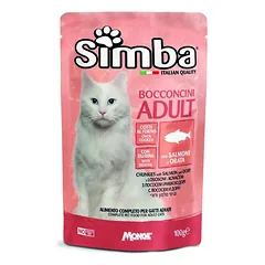 Simba konservuotas pašaras katėms su lašiša ir karšiu 100g