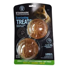Starmark Everlasting Treat Ball, žaislas šunims, Dydis L: apie Ø 12,7 cm — 4 nuotrauka