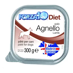Forza10 Solo Diet Lamb drėgnas maistas šunims, su maisto netoleravimu ir alergijomis, 300 g