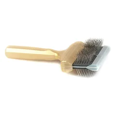ActiVet Pro šepetys Super Soft Coat Grabber - itin minkštas, dvipusis, lankstus šepetys ilgiems, šilkiniams plaukams - didelis 9 cm