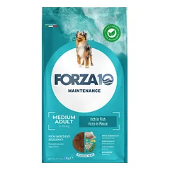 Forza10 Medium Adult Maintenance Fish sausas maistas vidutinių veislių šunims, 12 kg