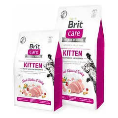 Brit Care Cat Grain-Free Kitten Healthy Growth And Development sausa maistas katėms, nėščiosioms ir žindančioms katėms, 2 kg