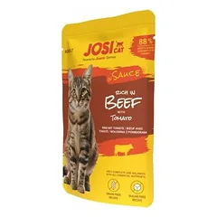 Josera JosiCat su jautiena ir pomidorais padaže, drėgnas maistas katėms 85 g