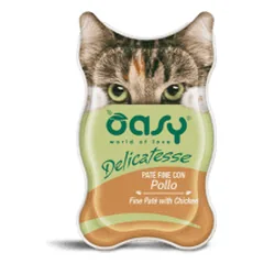 Oasy Delicatesse paštetas su vištiena suaugusioms katėms