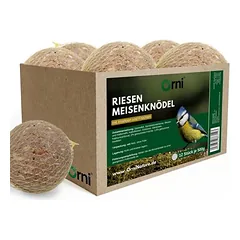 Orni 12 Stück Riesen Meisenknödel - Energiereicher Ganzjahresknödel